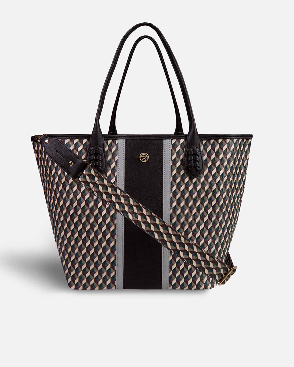 Bolso shopper born arrow - Lonbali - Marrón Marrón-3