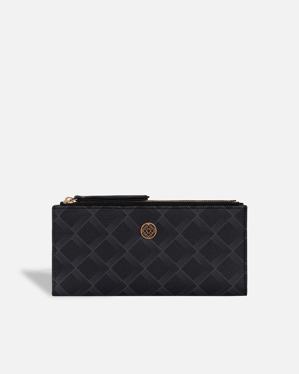 Billetera kensington con cierre - Lonbali - Negro Negro-1