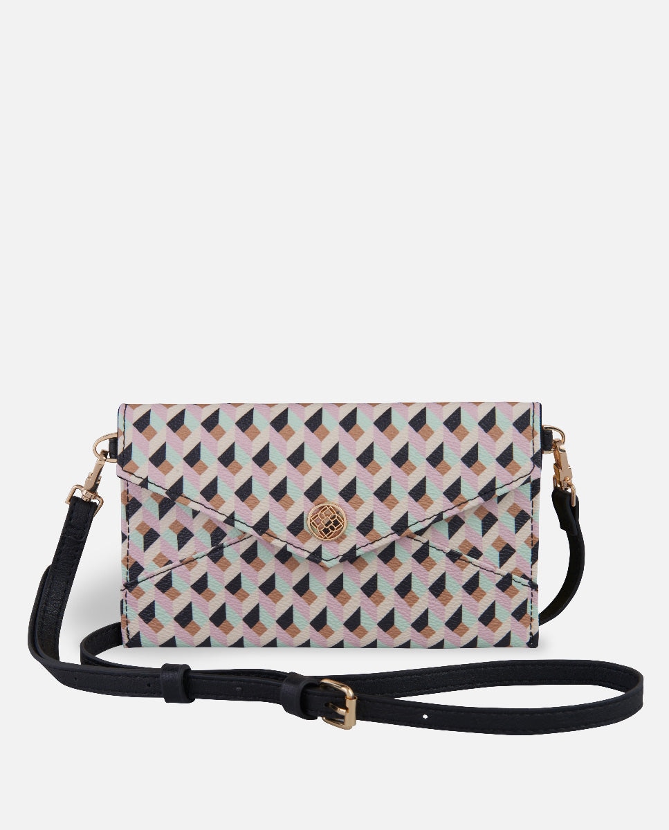 Cartera xxl born con cierre y compartimentos - Lonbali - Rosa Rosa-3