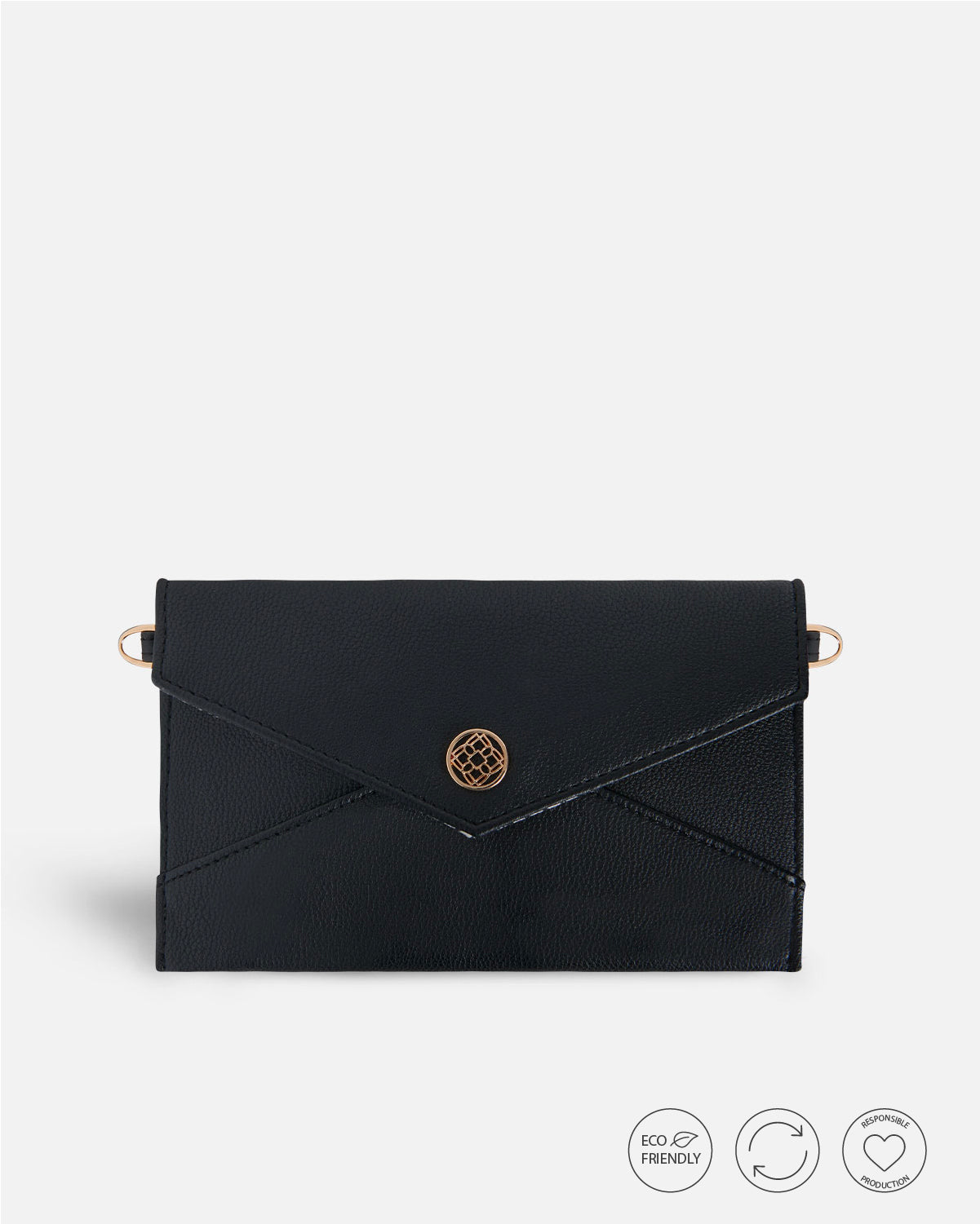 Cartera xxl basic con cierre - Lonbali - Negro Negro-1