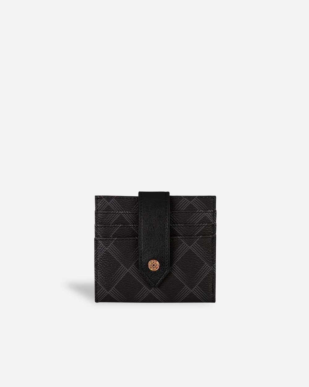 Billetera cuadrada kensington con cierre - Lonbali - Negro Negro-1