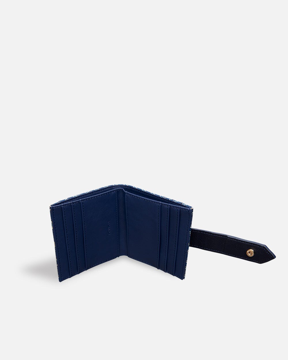 Billetera cuadrada kubu con cierre - Lonbali - Azul marino Azul marino-2