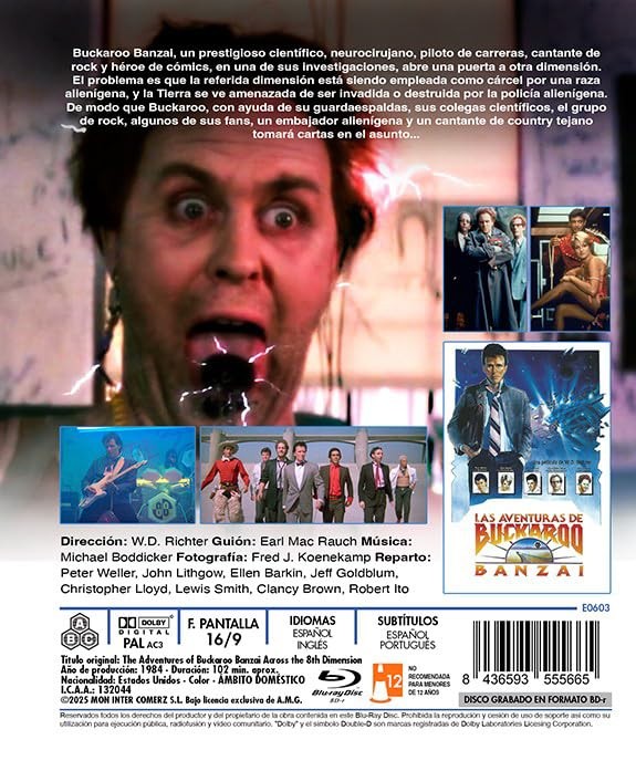 Las Aventuras de Buckaroo Banzai [Blu-ray R] (1984) The Adventures