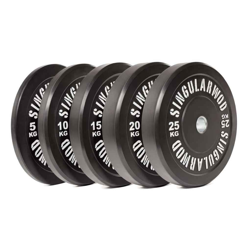 Disco de caucho Training 5 Kg Singularwod - Negro Negro-6