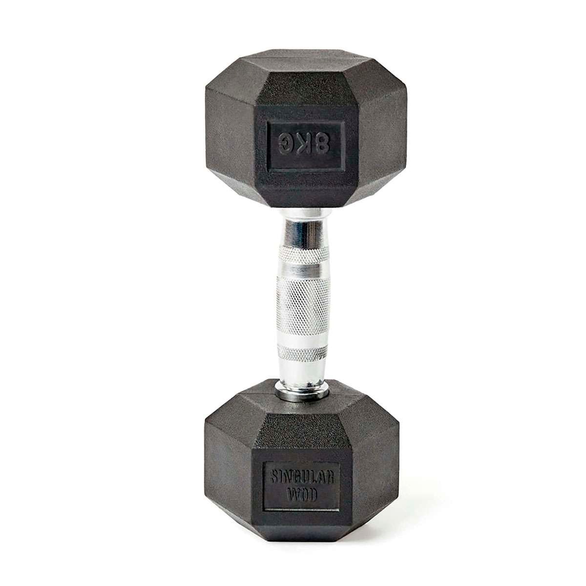 Imagen 0 de Mancuerna hexagonal individual Dumbbell Singularwod Negro