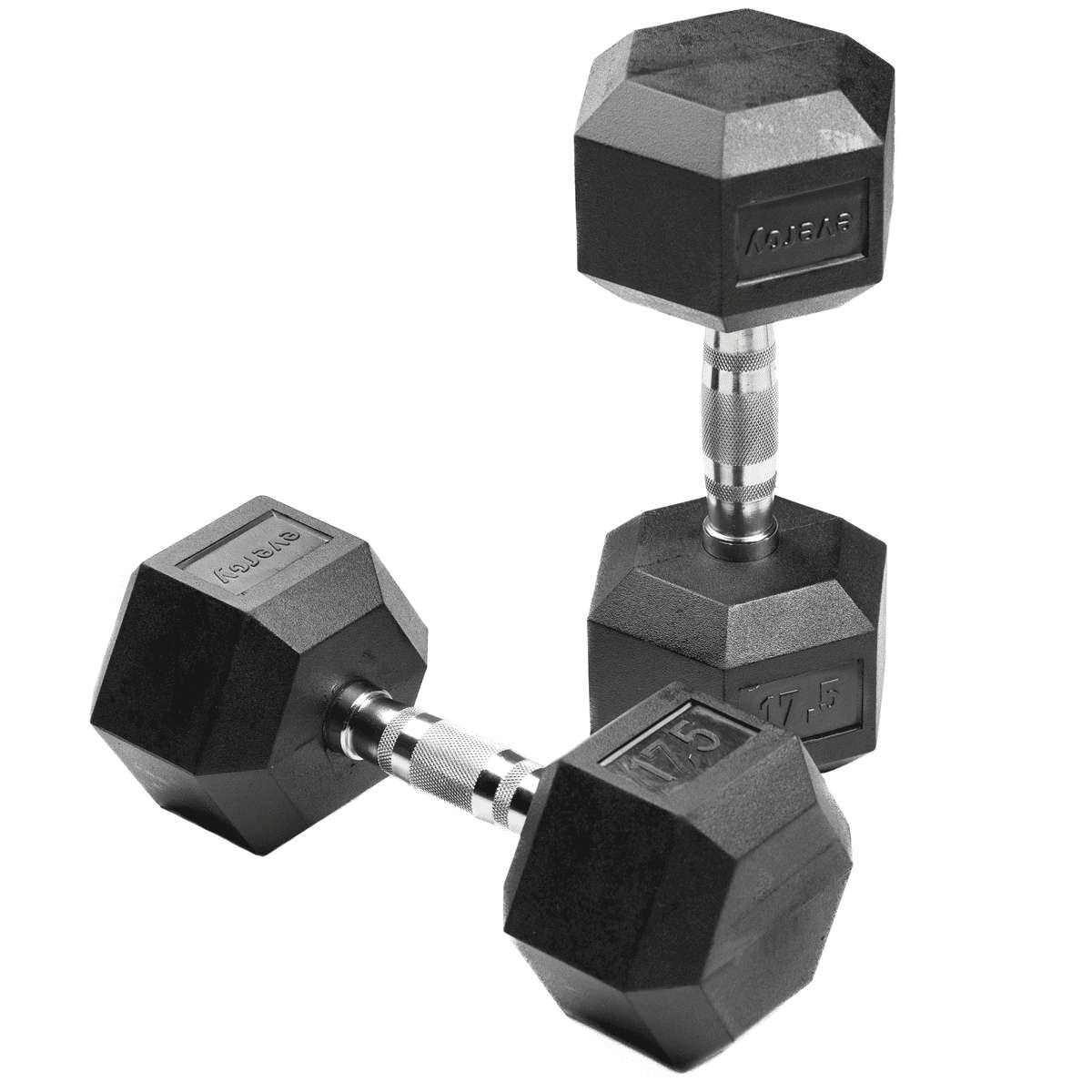 Juego de mancuernas para casa Hexagonales 17,5 Kg (Par) Evergy