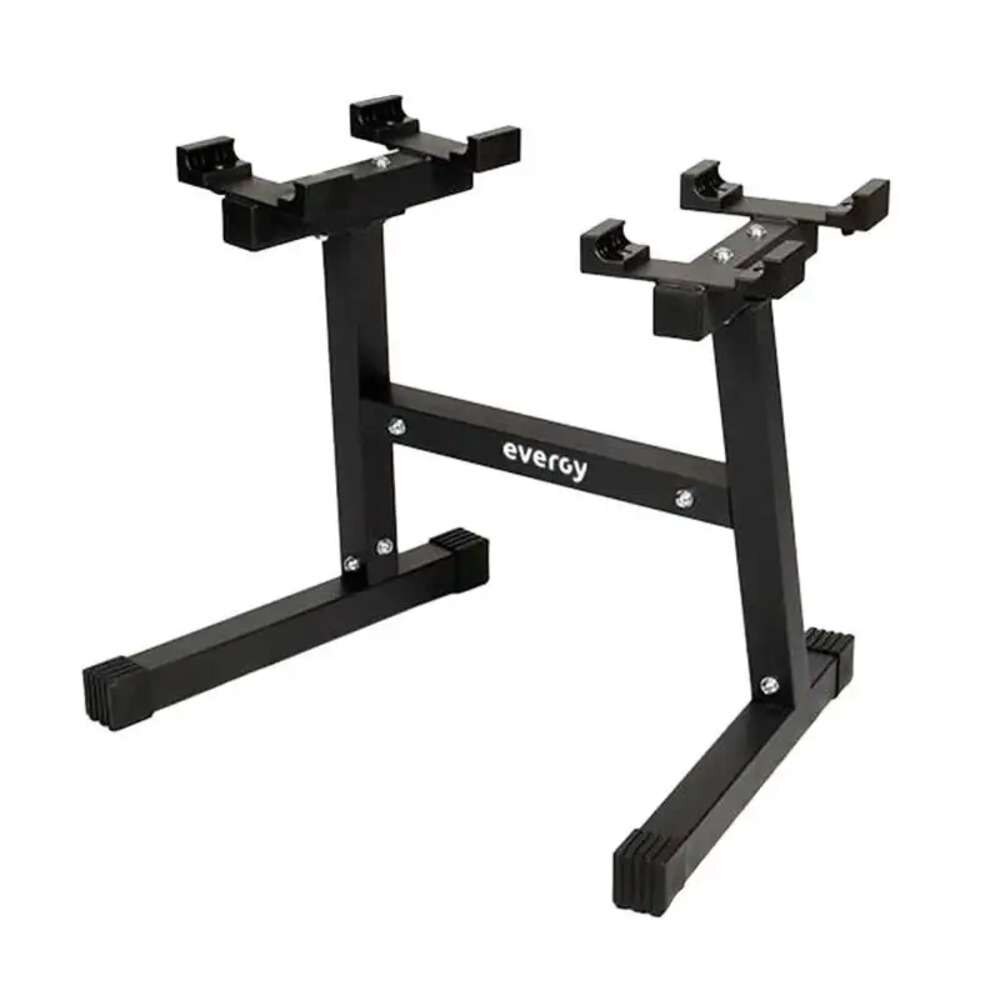 Soporte Mancuernas Ajustables Evergy - Negro Negro-1