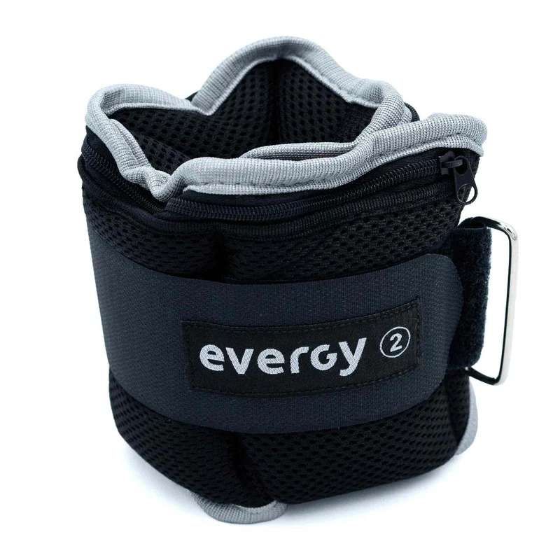 tobilleras lastradas 2 kg (par) evergy - Negro Negro-2