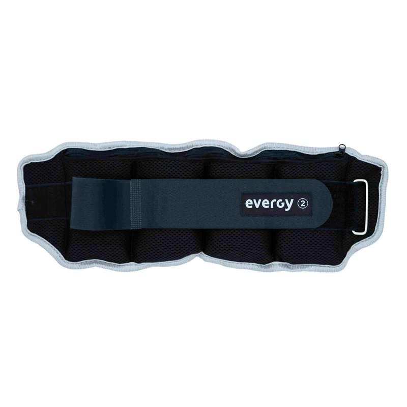 tobilleras lastradas 2 kg (par) evergy - Negro Negro-4