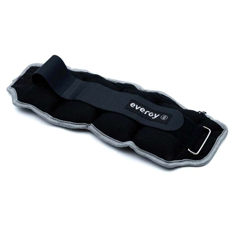 tobilleras lastradas 2 kg (par) evergy - Negro Negro-5