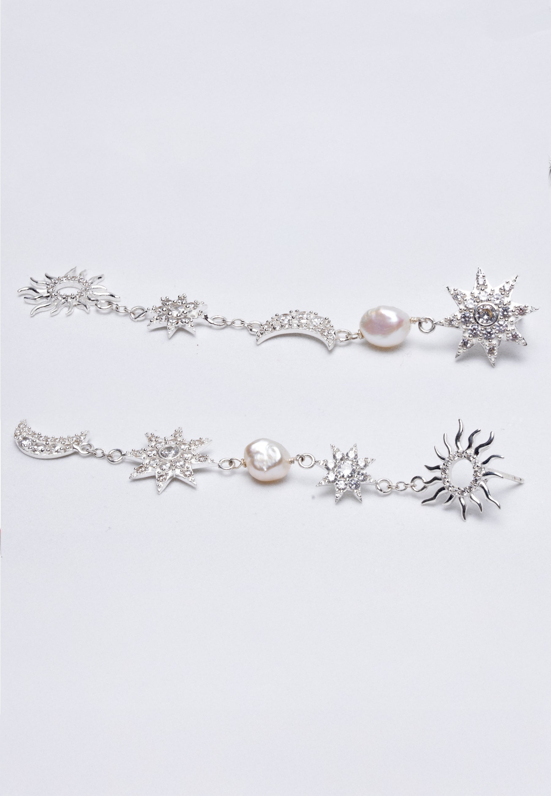 Pendientes de con piedras the justice - Lavani Jewels - Plata Plata-4