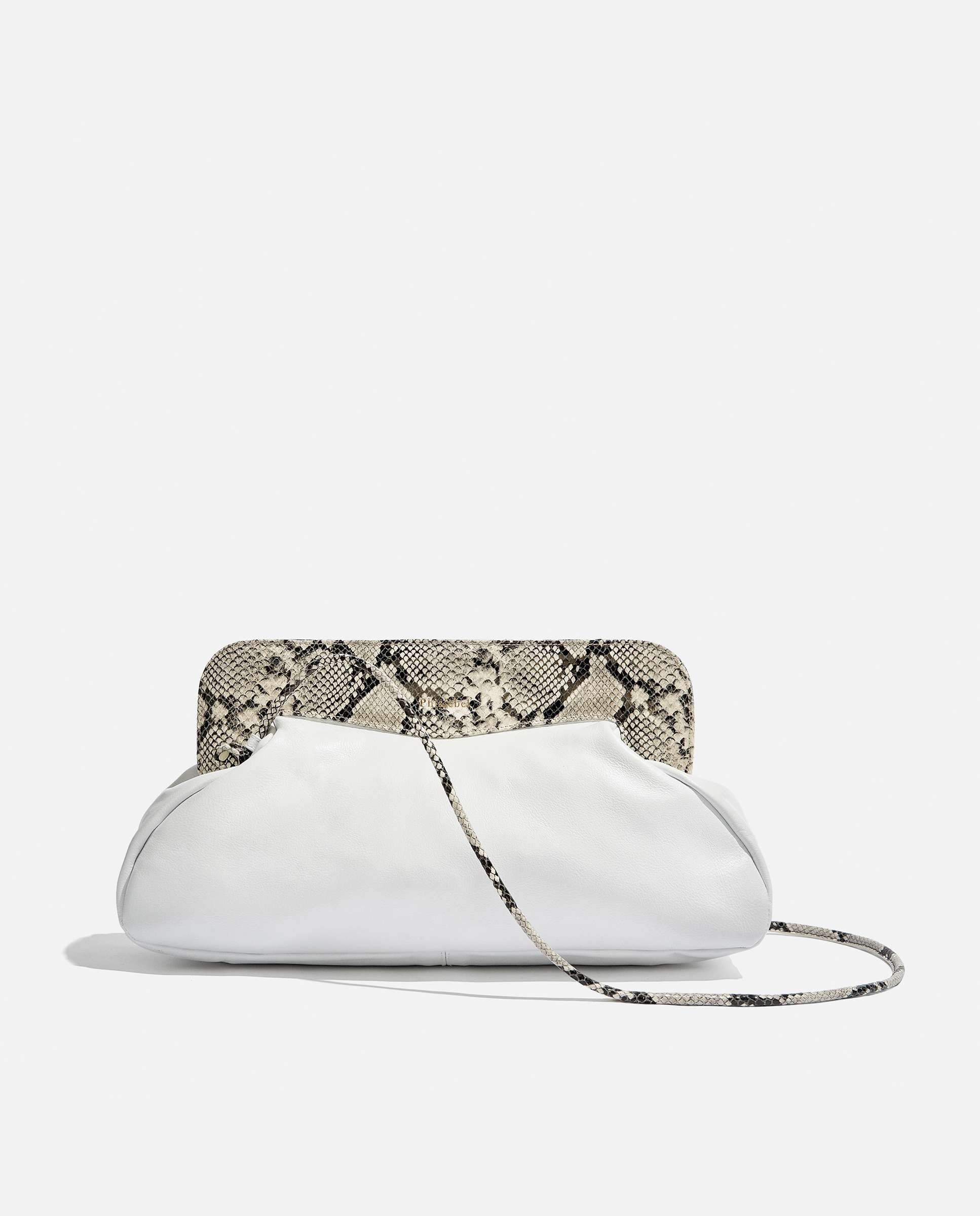 Cartera de mano discount blanca