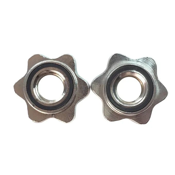 Barra olímpica Curl + 2 Seguros Fitness Tech - Plata Plata-7