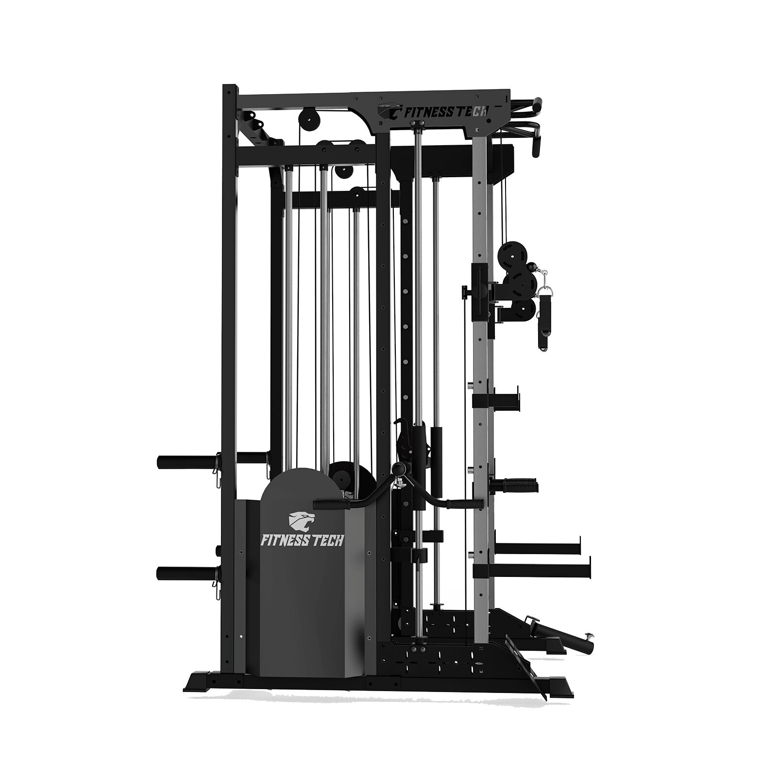 Multiestación Multipower Smith Machine S8000 Musculación Fitness Tech - Negro Negro-6