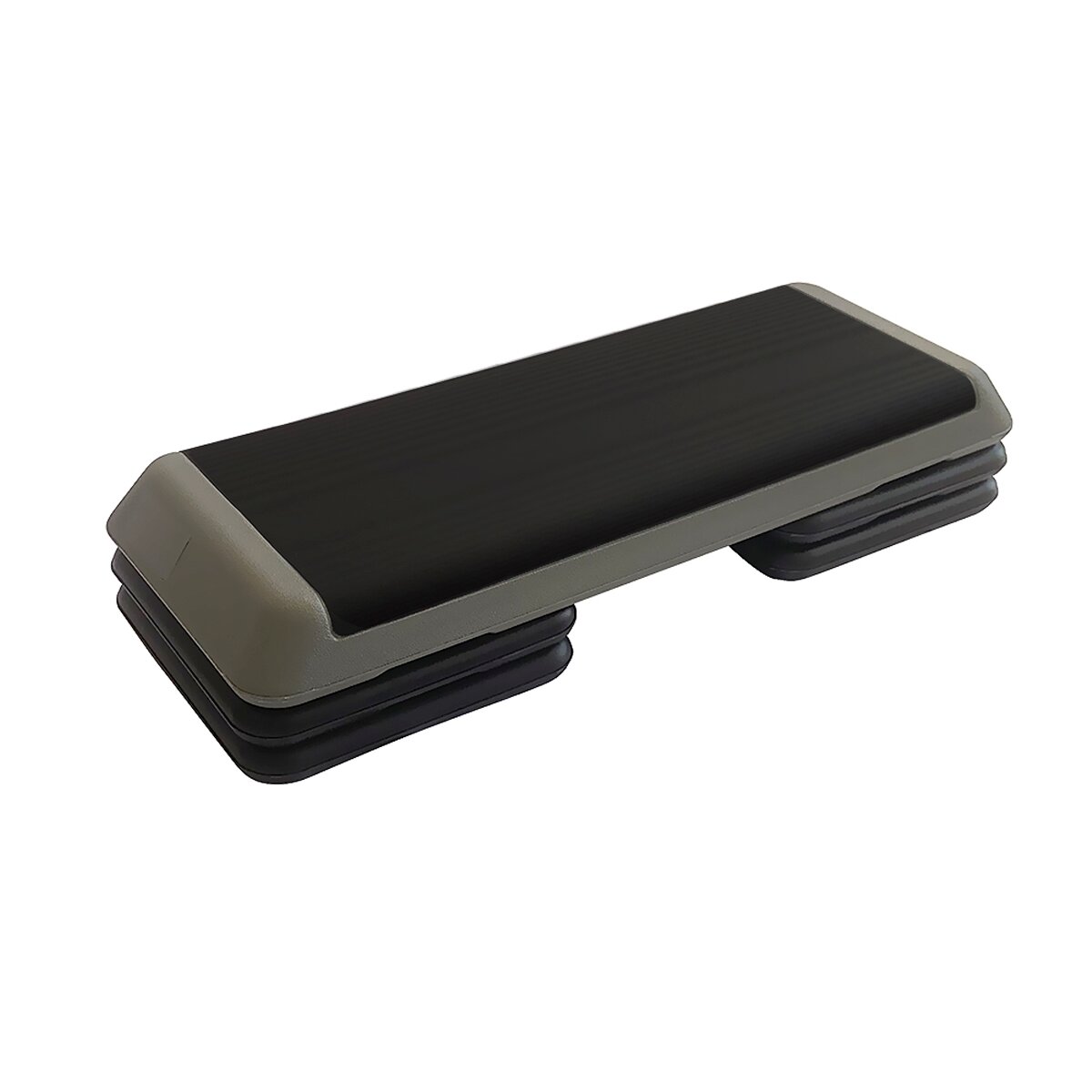 Imagen 0 de Step aeróbico profesional ajustable 4 Elevadores Fitness Tech Gris