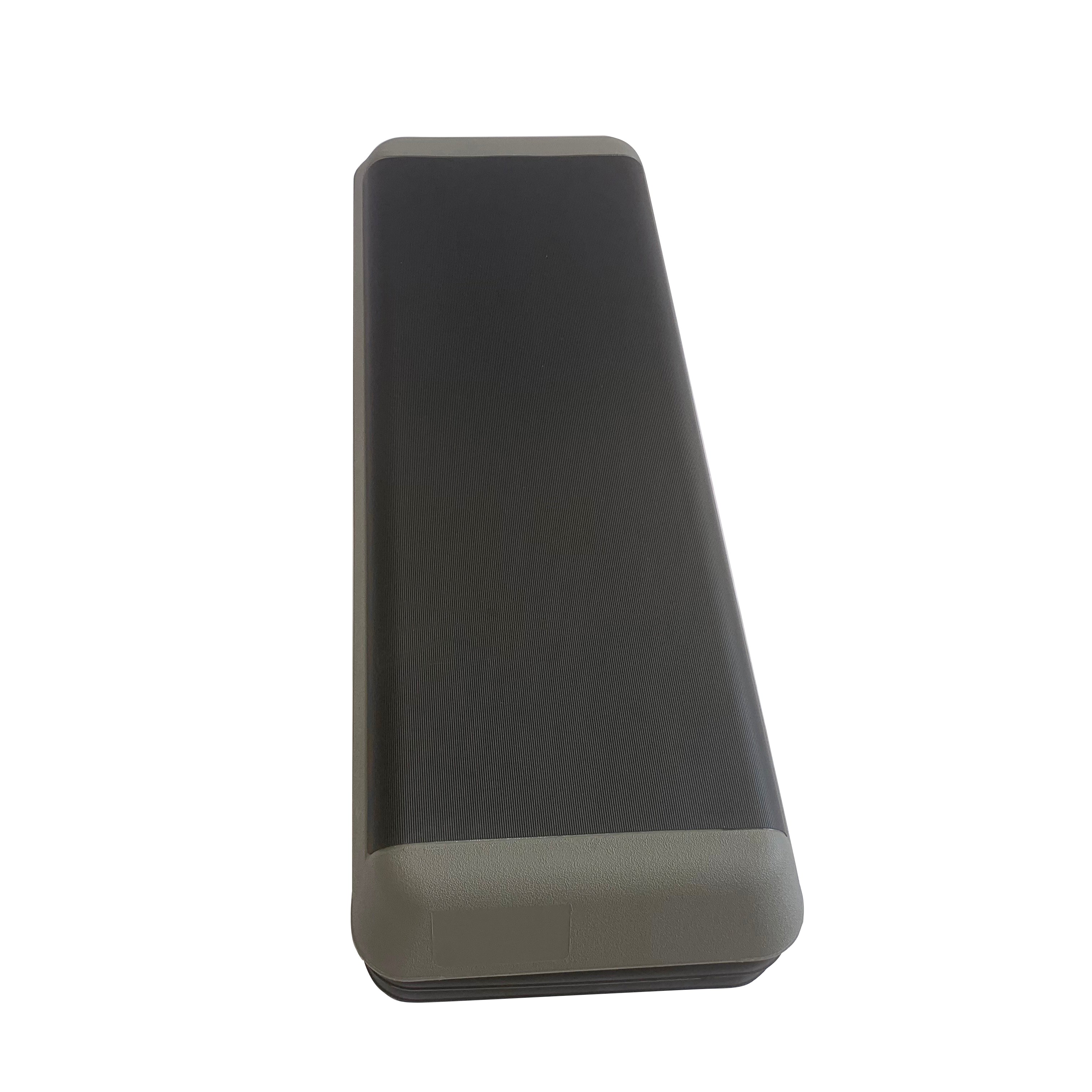 Step aeróbico profesional ajustable 4 Elevadores Fitness Tech - Gris Gris-4