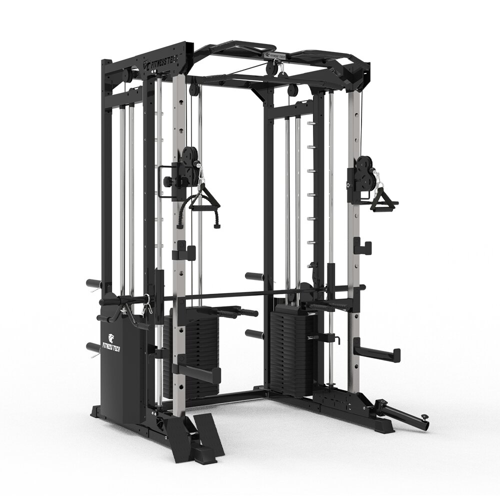 Imagen 0 de Multiestación Multipower Smith Machine S9000 Fitness Tech Negro