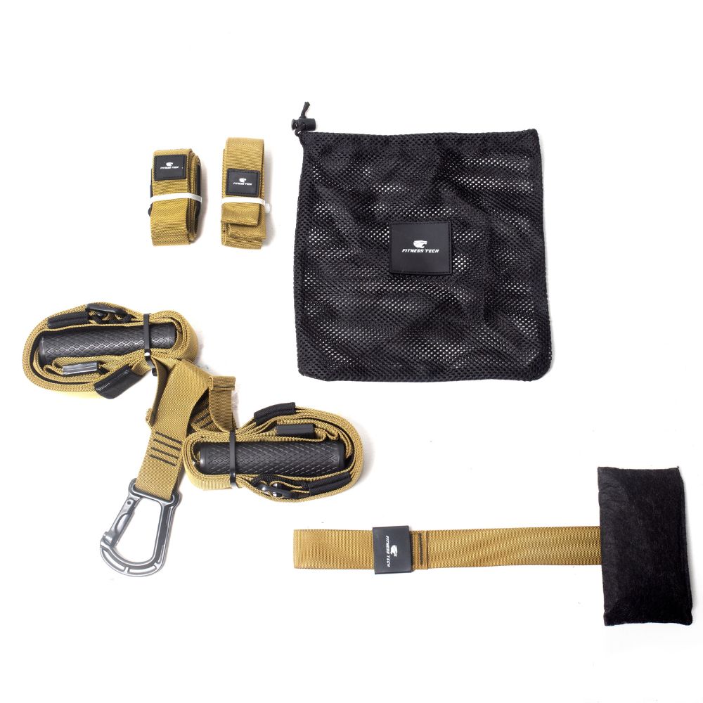 Sistema de Entrenamiento en Suspensión TRX PRO P3 Fitness Tech - Marrón Marrón-1