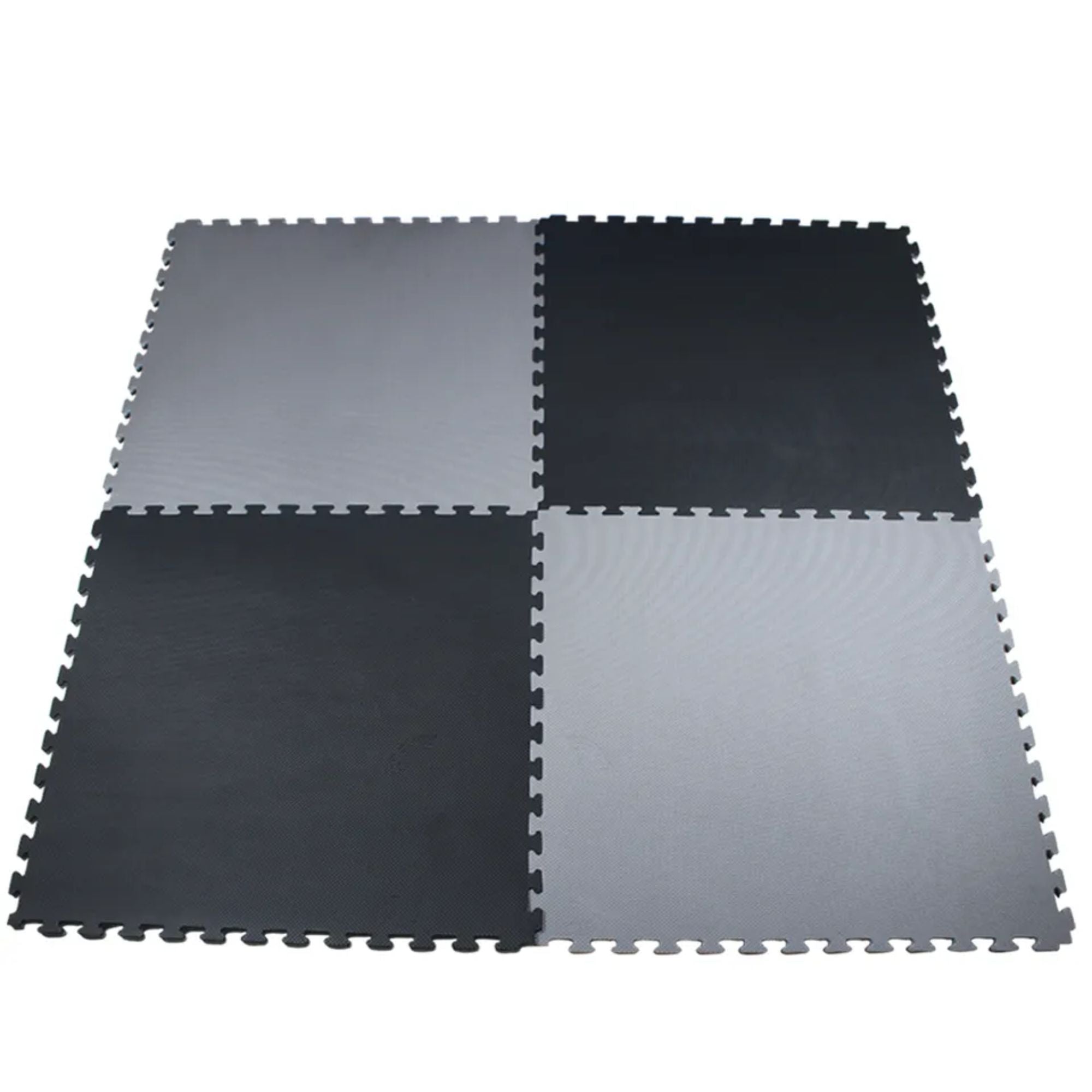 Imagen 8 de Set de 10 unidades Tatami Profesional Puzzle Fitness Tech - Negro / Gris Negro / Gris