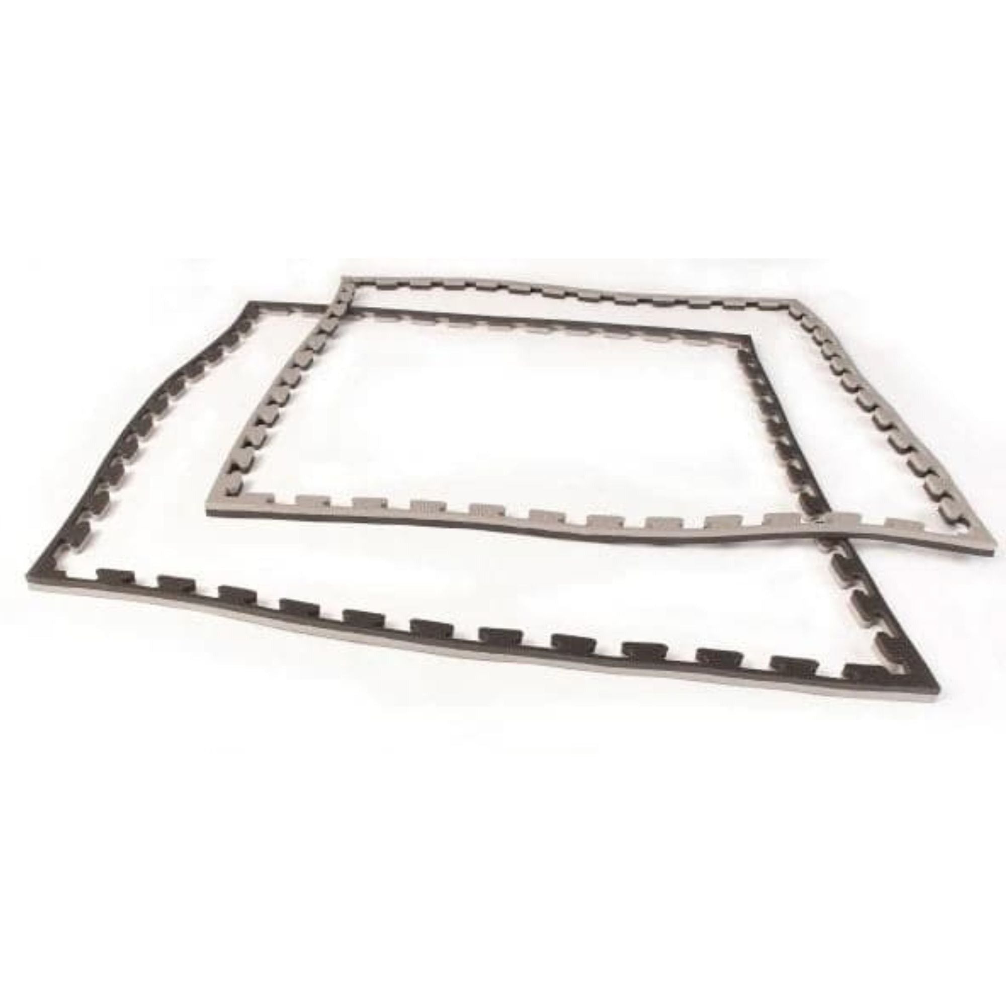 Imagen 9 de Set de 10 unidades Tatami Profesional Puzzle Fitness Tech - Negro / Gris Negro / Gris
