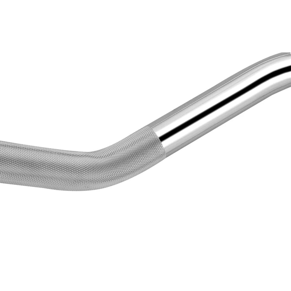 Barra Super Curl acero Fitness Tech - Plata Plata-7