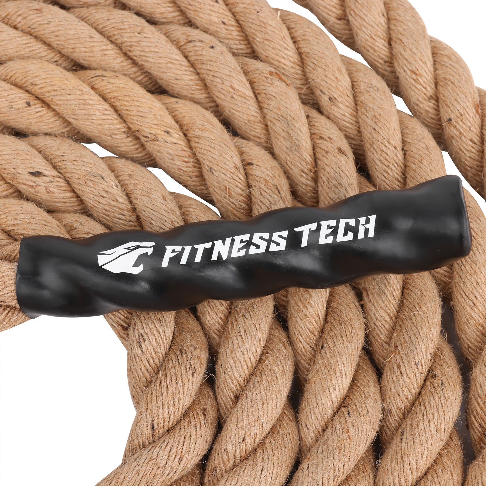 Imagen 8 de Cuerda para Trepar sin nudos Fitness Tech - Marrón Marrón