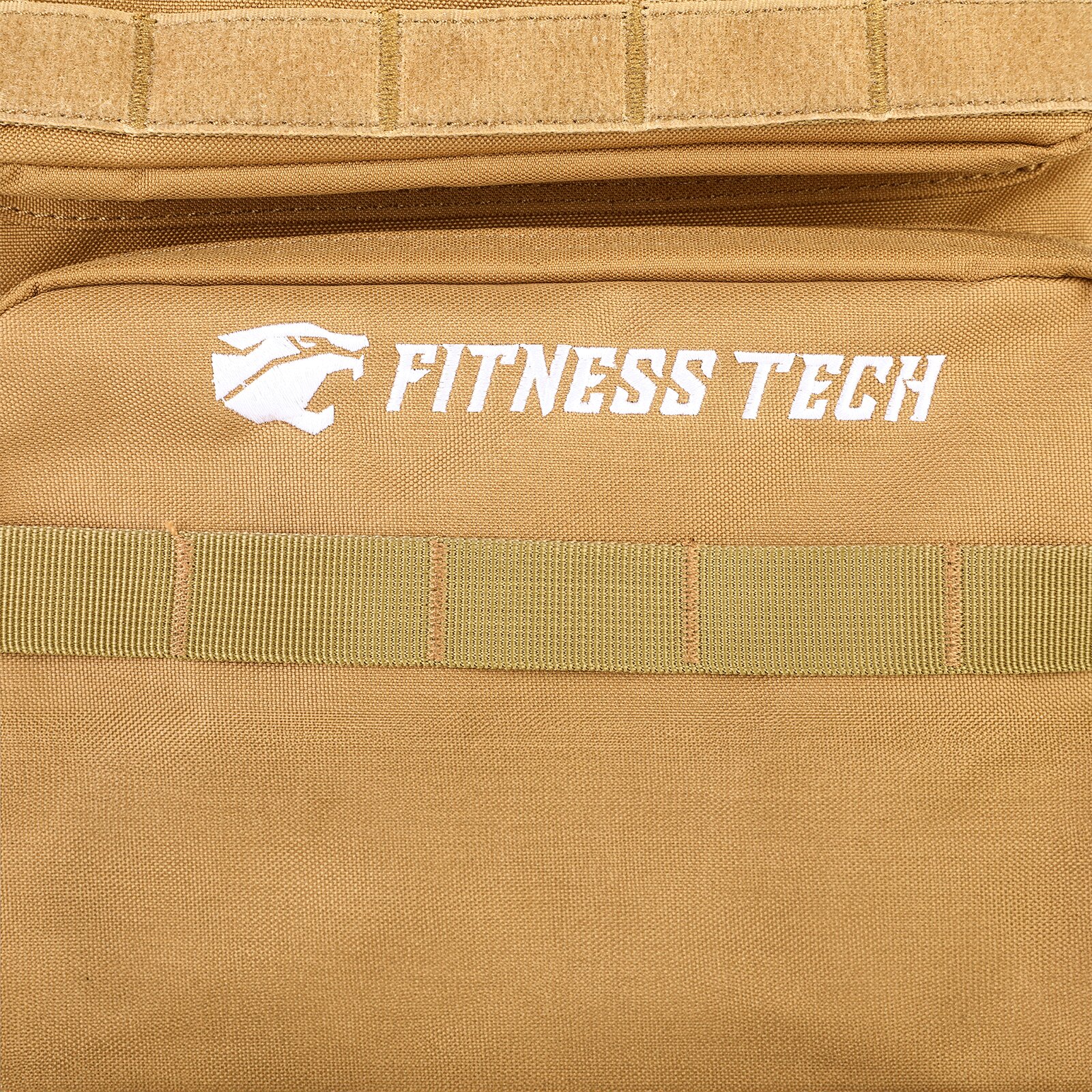 Mochila táctica 45L con sistema molle impermeable Fitness Tech - Marrón Marrón-6