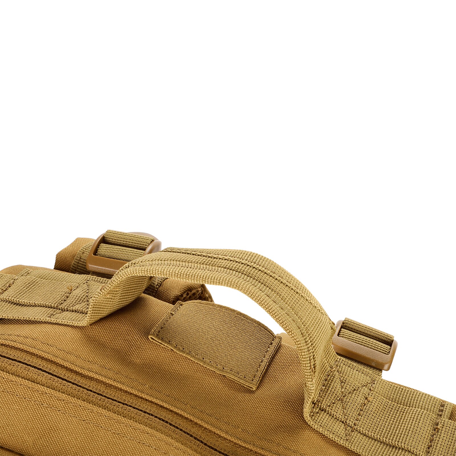 Mochila táctica 45L con sistema molle impermeable Fitness Tech - Marrón Marrón-7