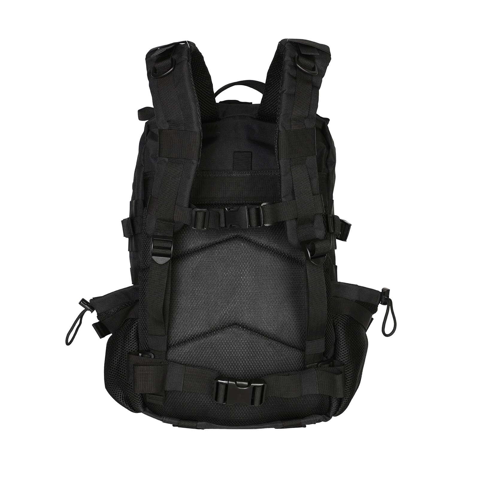 Mochila táctica 45L con sistema molle impermeable Fitness Tech - Negro Negro-6