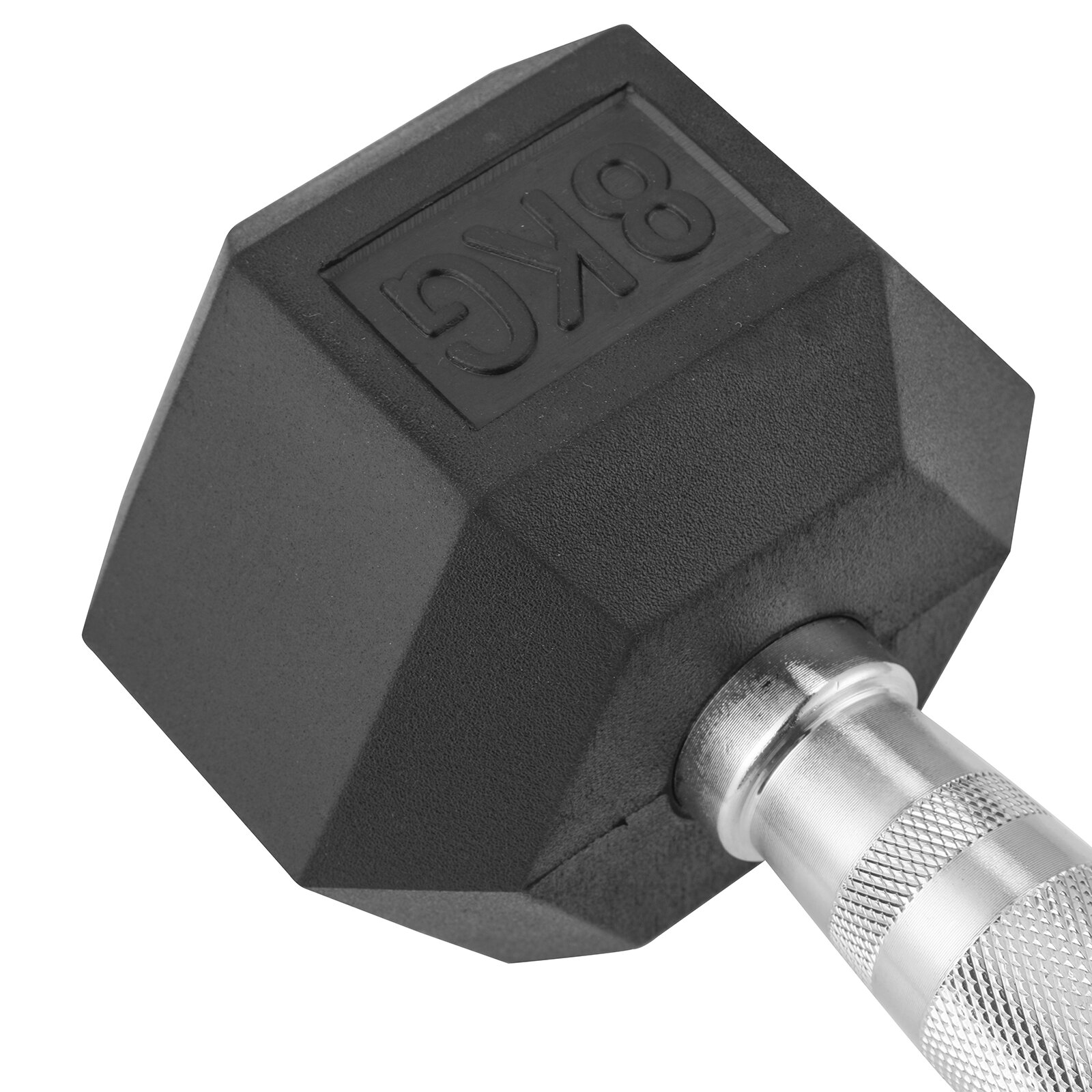 Imagen 6 de Set de 2 mancuernas hexagonales Fitness Tech - Negro Negro