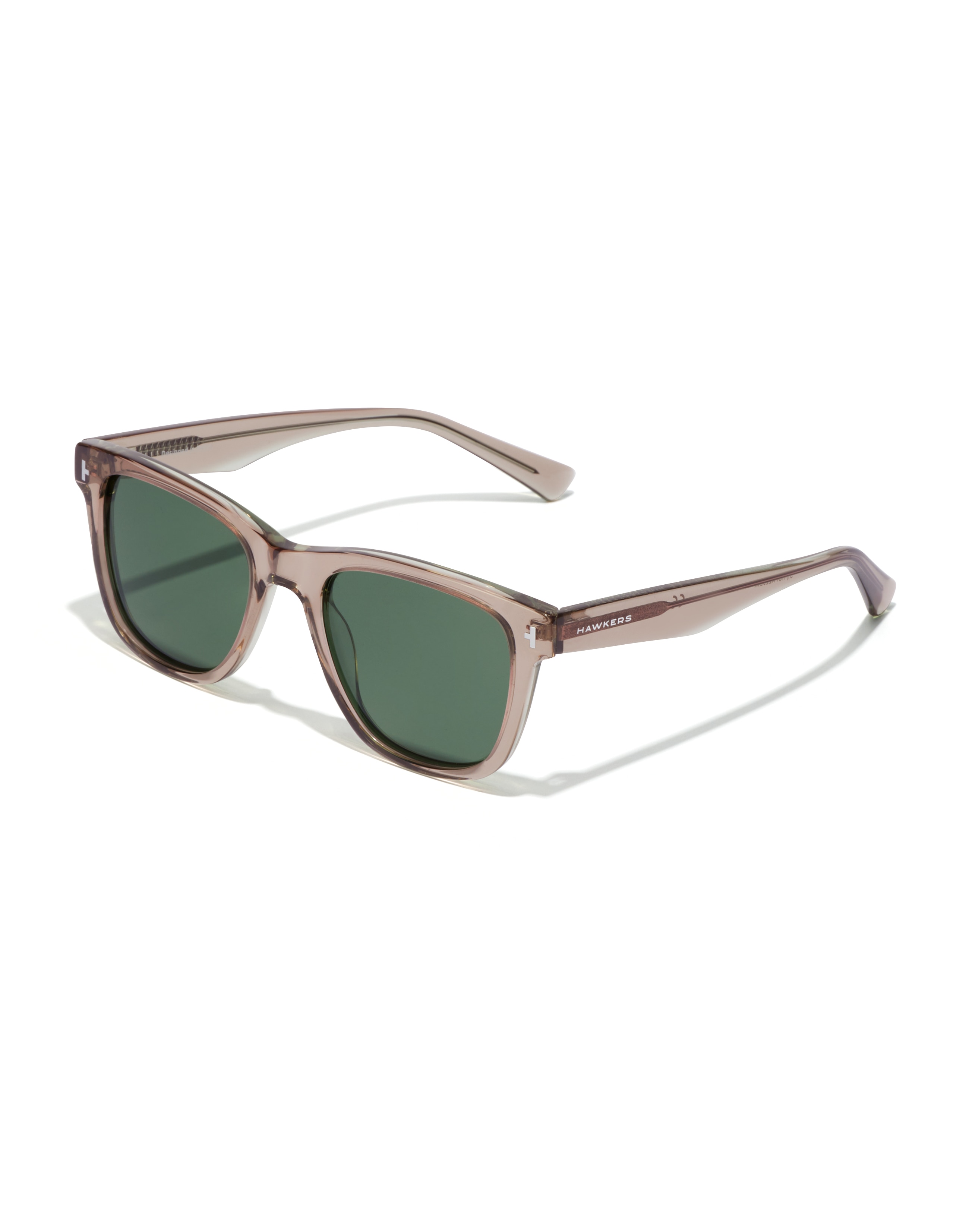 Gafas de sol unisex Hawkers con montura cuadrada color beige y cristal polarizado Hawkers El Corte Ingles