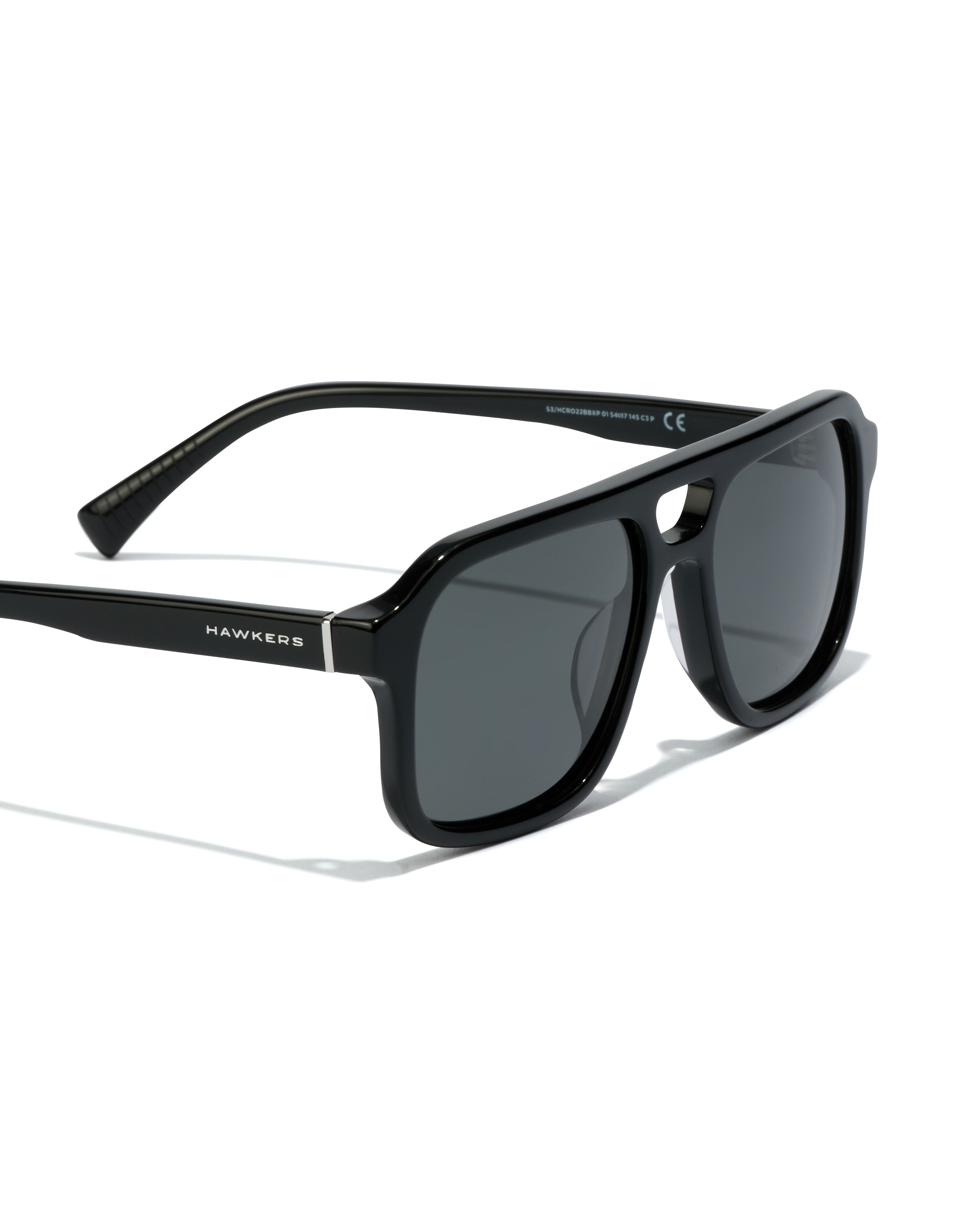 Gafas de sol de hombre Hawkers CROUPIER aviador en color - Negro Negro-6