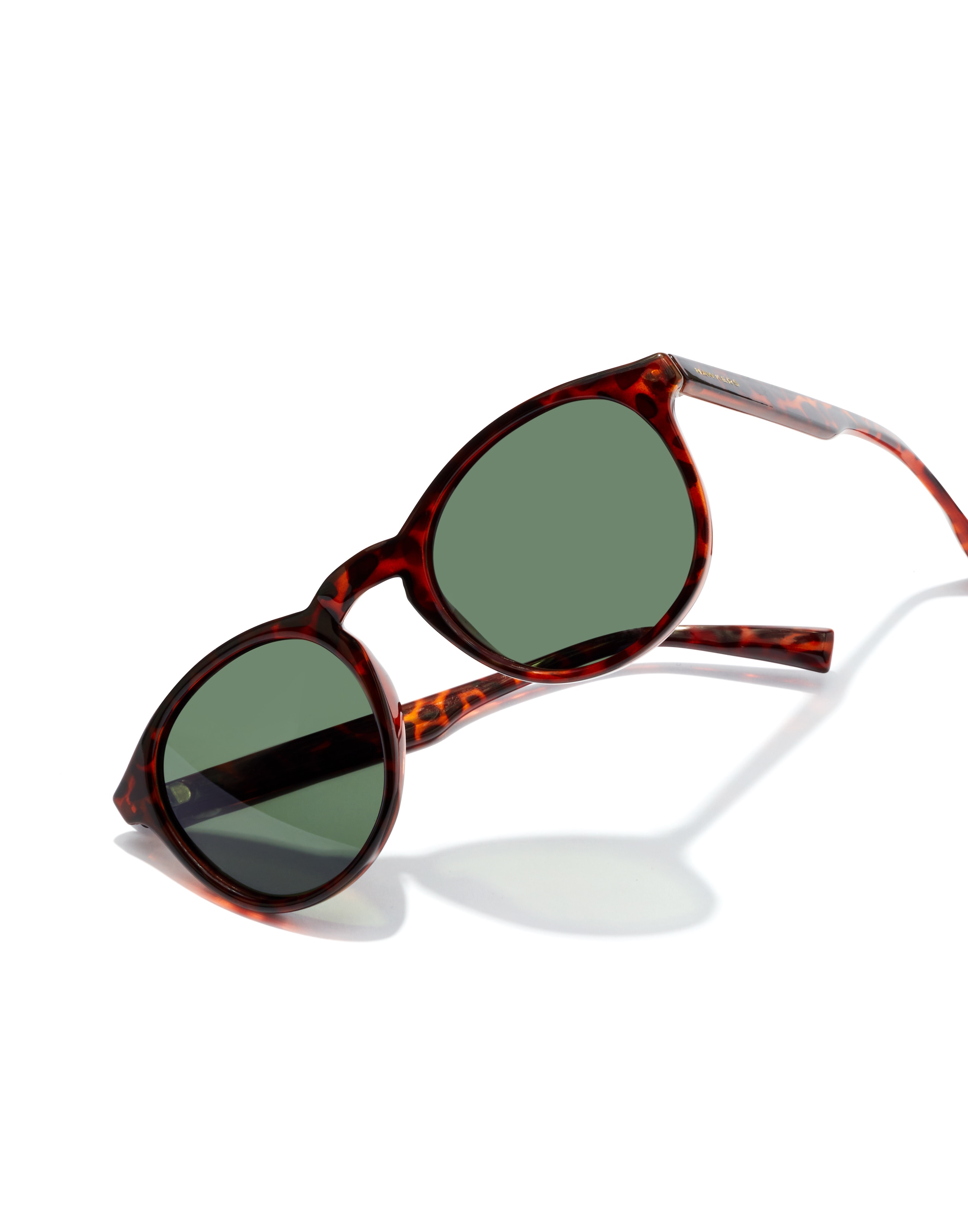 Gafas de sol unisex Hawkers con montura carey redonda y cristal polarizado - Marrón oscuro Marrón oscuro-3