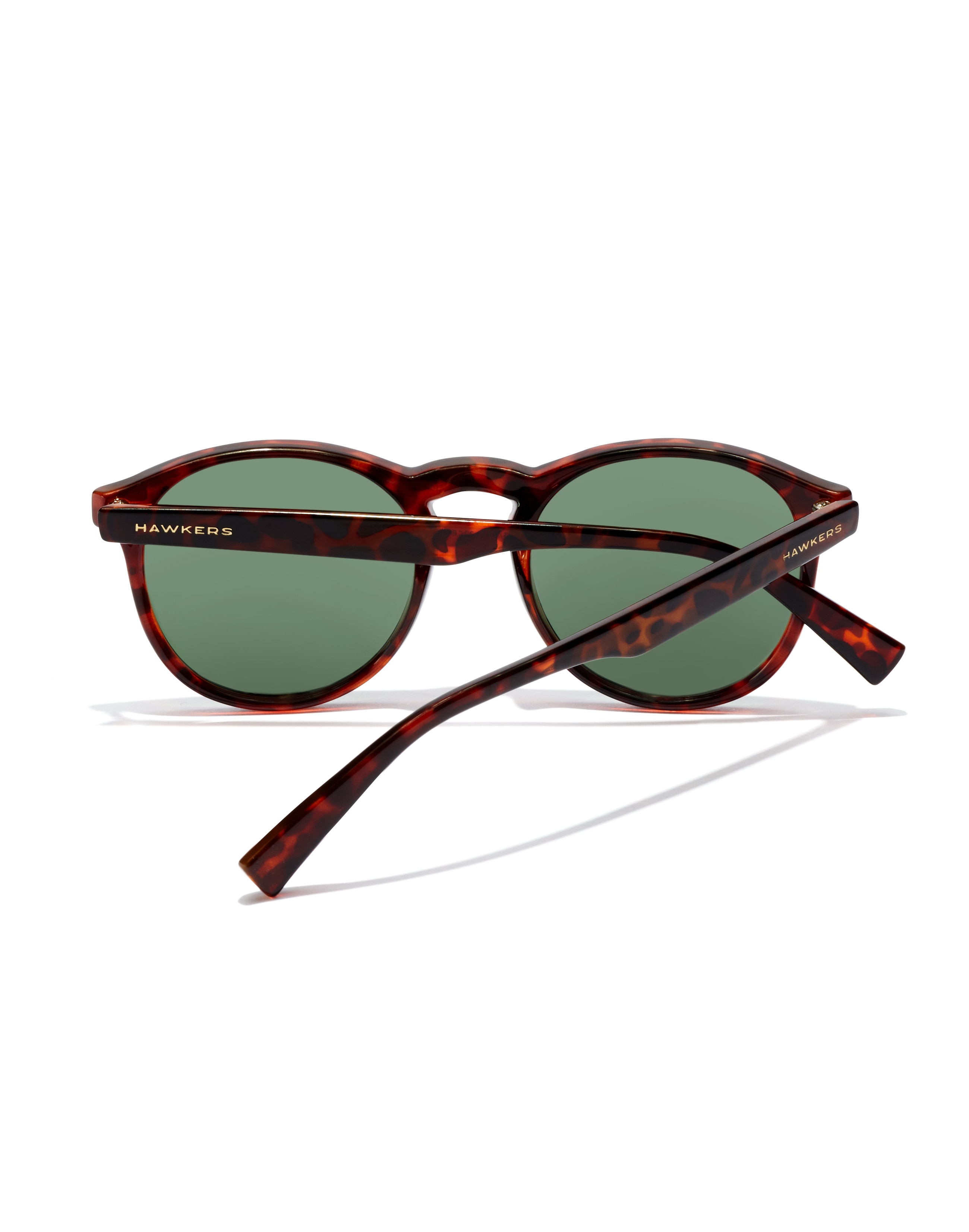 Gafas de sol unisex Hawkers con montura carey redonda y cristal polarizado - Marrón oscuro Marrón oscuro-4