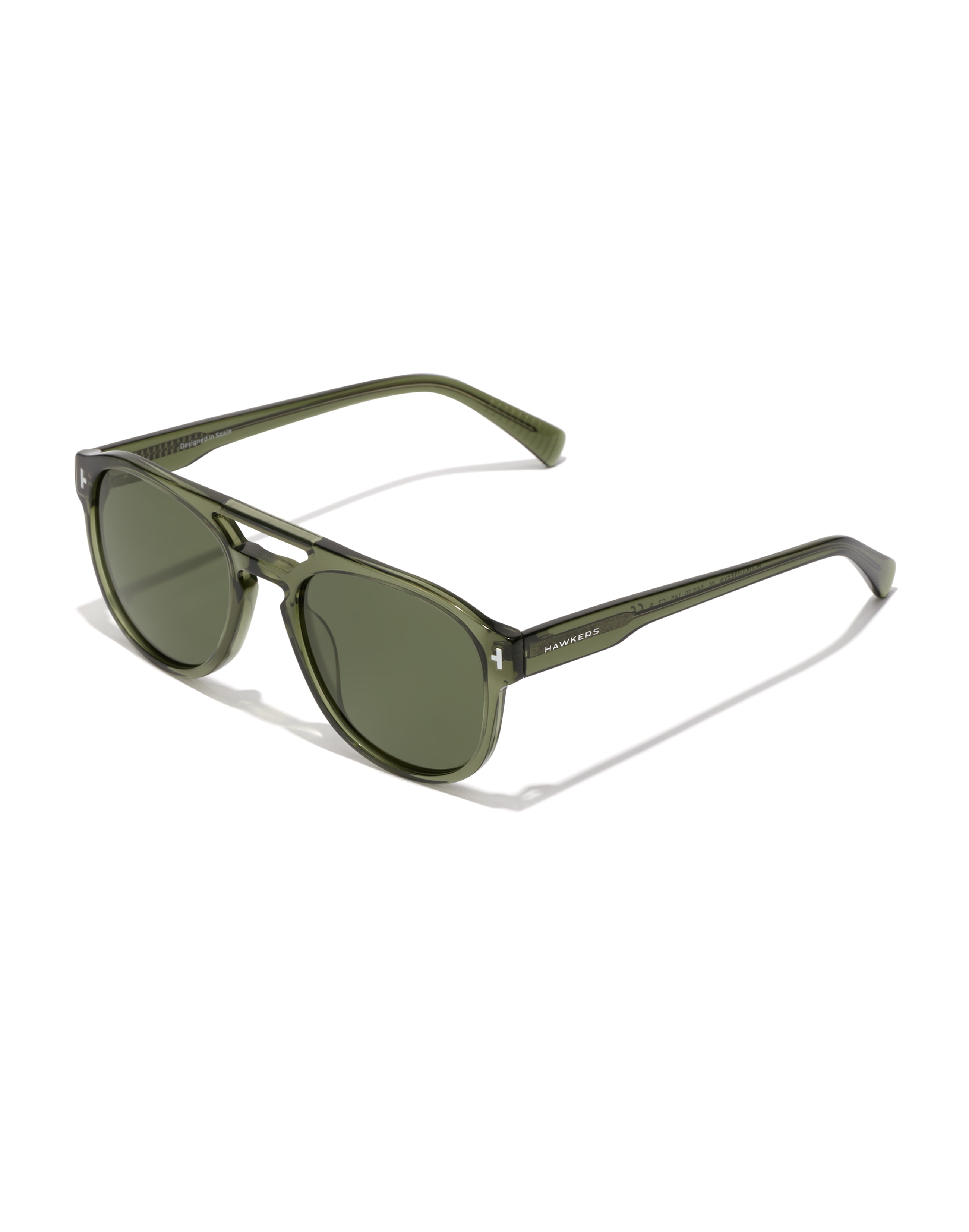 Gafas de sol unisex Hawkers con montura aviador verde y cristal polarizado Hawkers El Corte Ingles