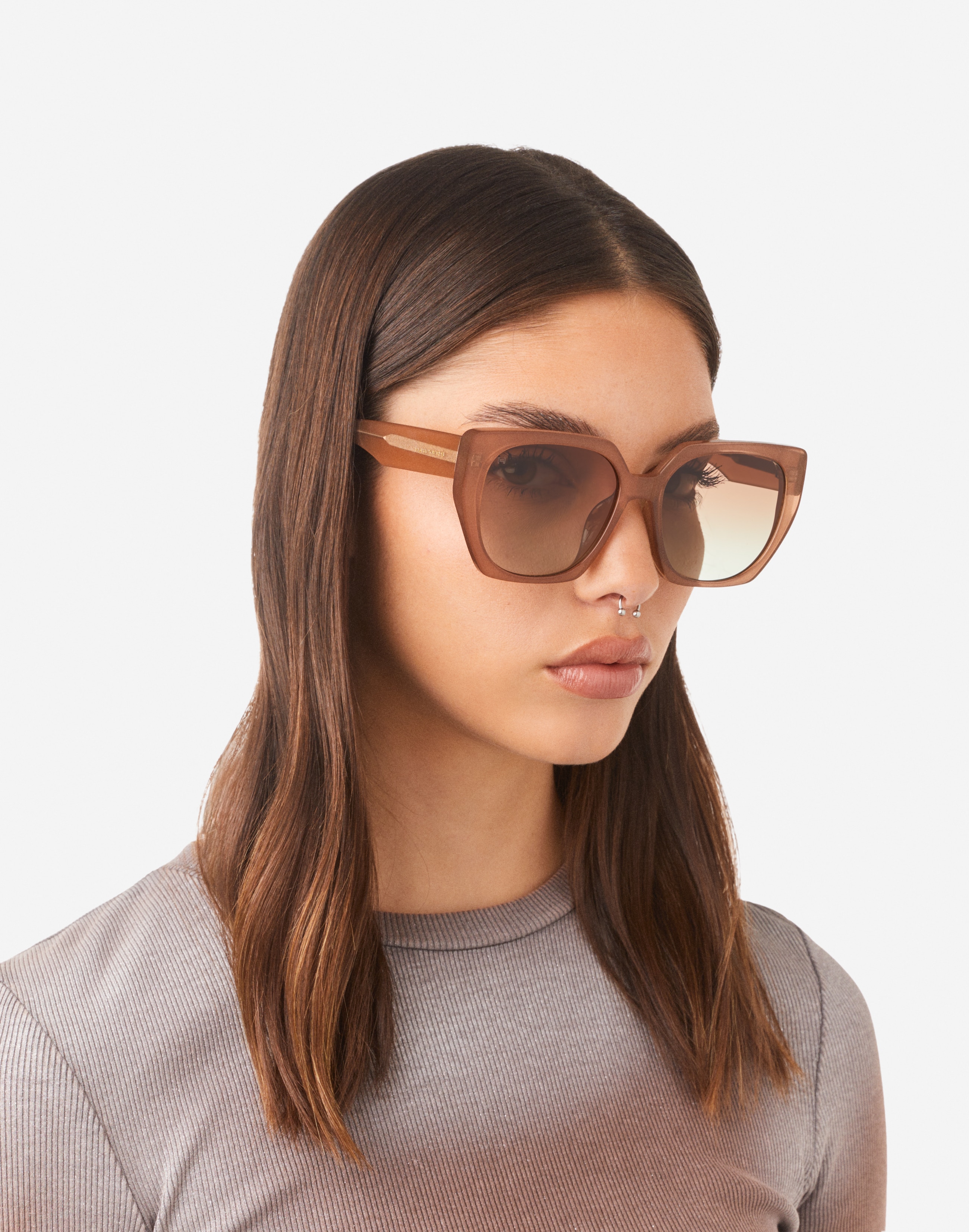 Gafas de sol de mujer Hawkers BOUJEE con montura - Beige Beige-6