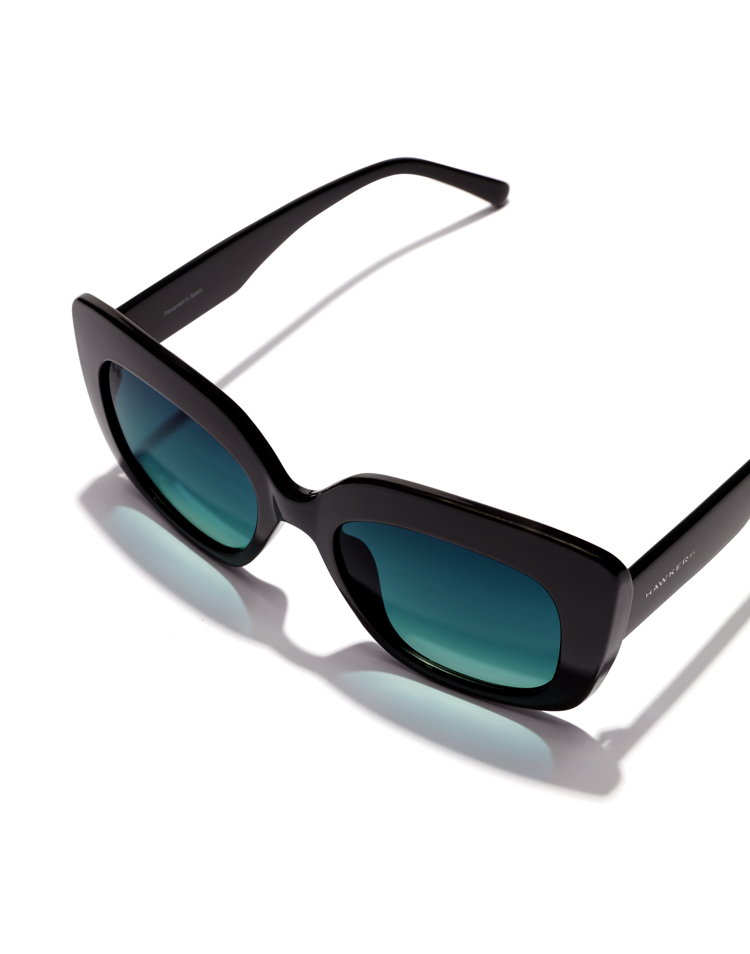 Gafas de sol de mujer Hawkers TANGO con montura negro - Negro / Azul Negro / Azul-3