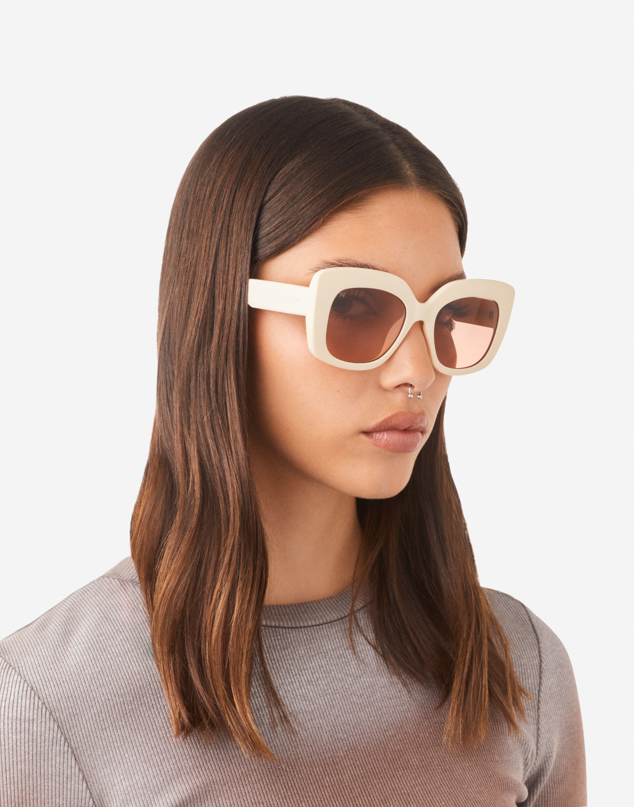 Gafas de sol de mujer Hawkers TANGO con montura - Beige Beige-6