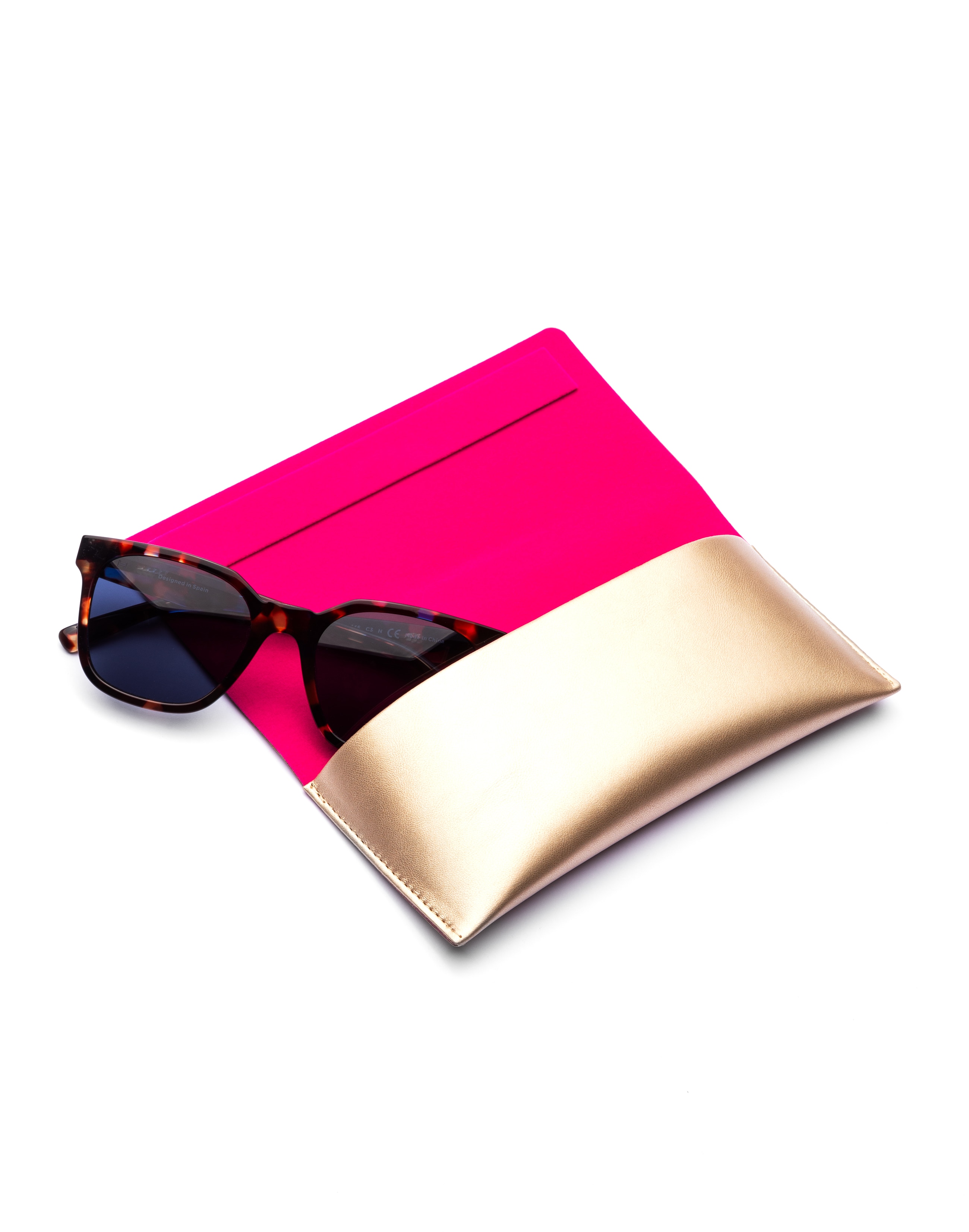 Accesorios mujer Hawkers CLUTCH CASE de color - Oro Oro-3