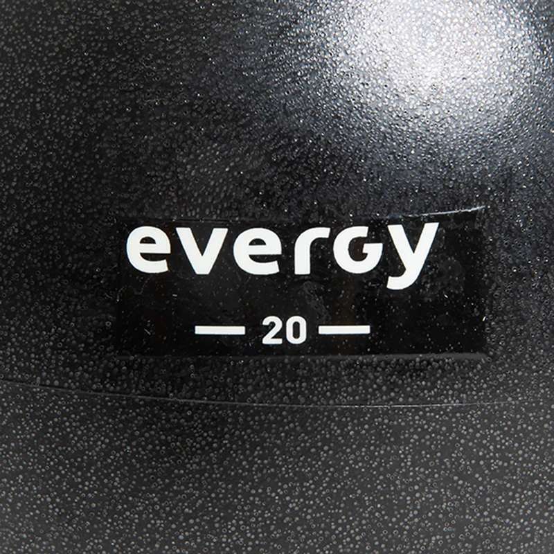 Pelota de pilates negra 20 cm Evergy - Negro Negro-2