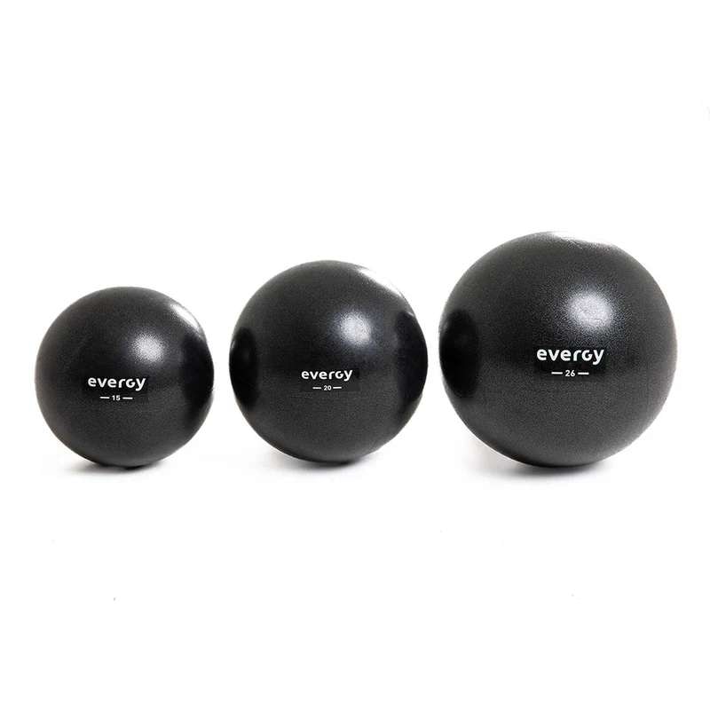 Pelota de pilates negra 20 cm Evergy - Negro Negro-3