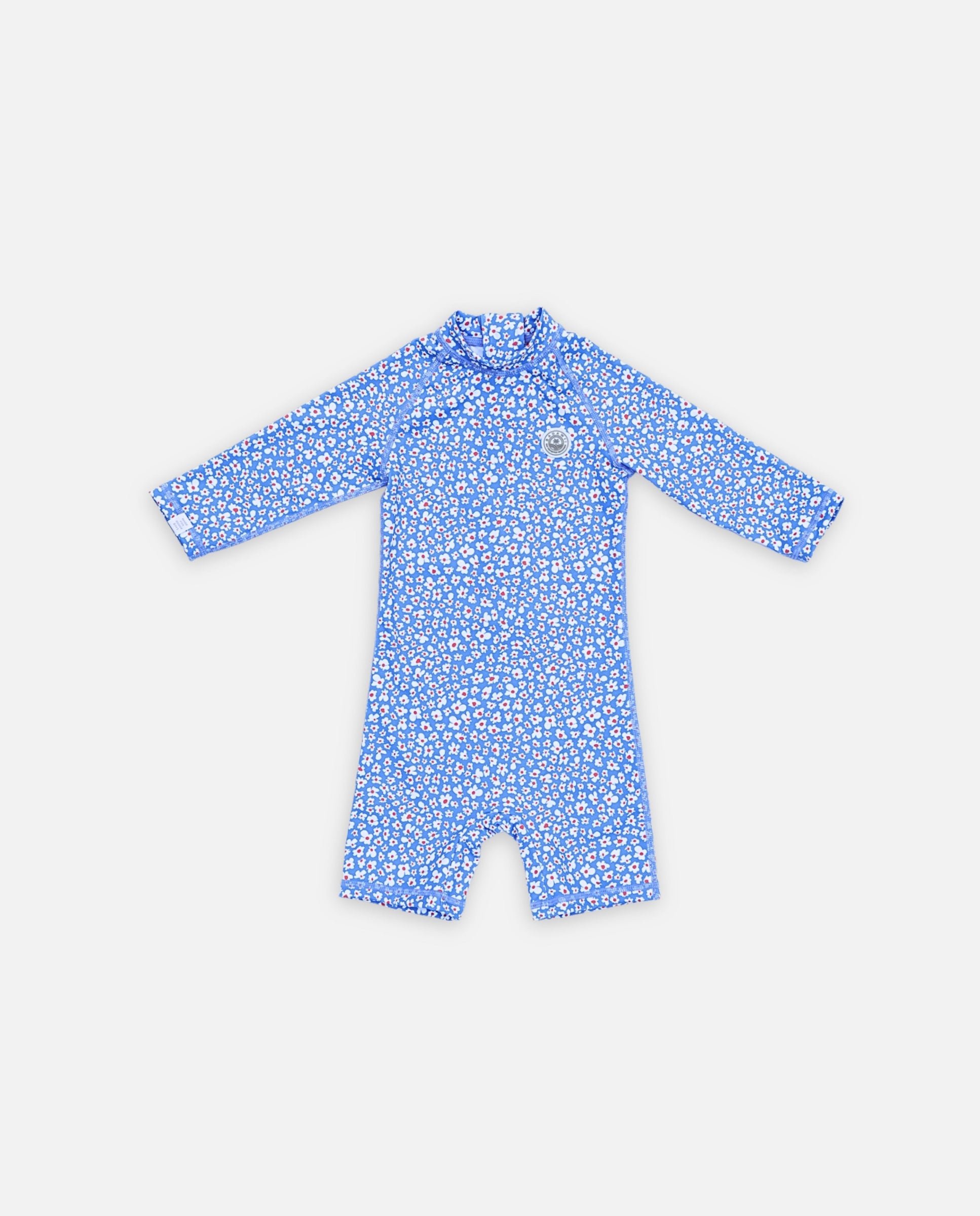 Imagen 0 de Bañador de bebé estampado con Protección solar UPF50+ Azul