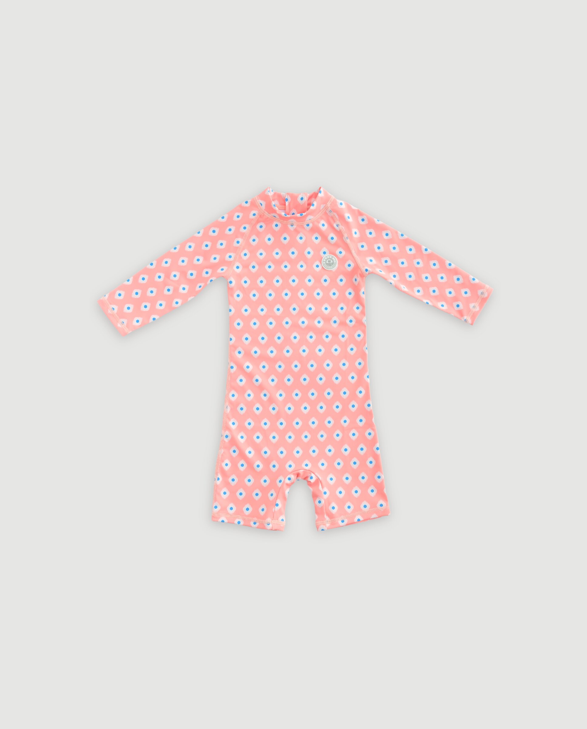 Imagen 0 de Bañador bebé protección solar estampado geometrico Rosa