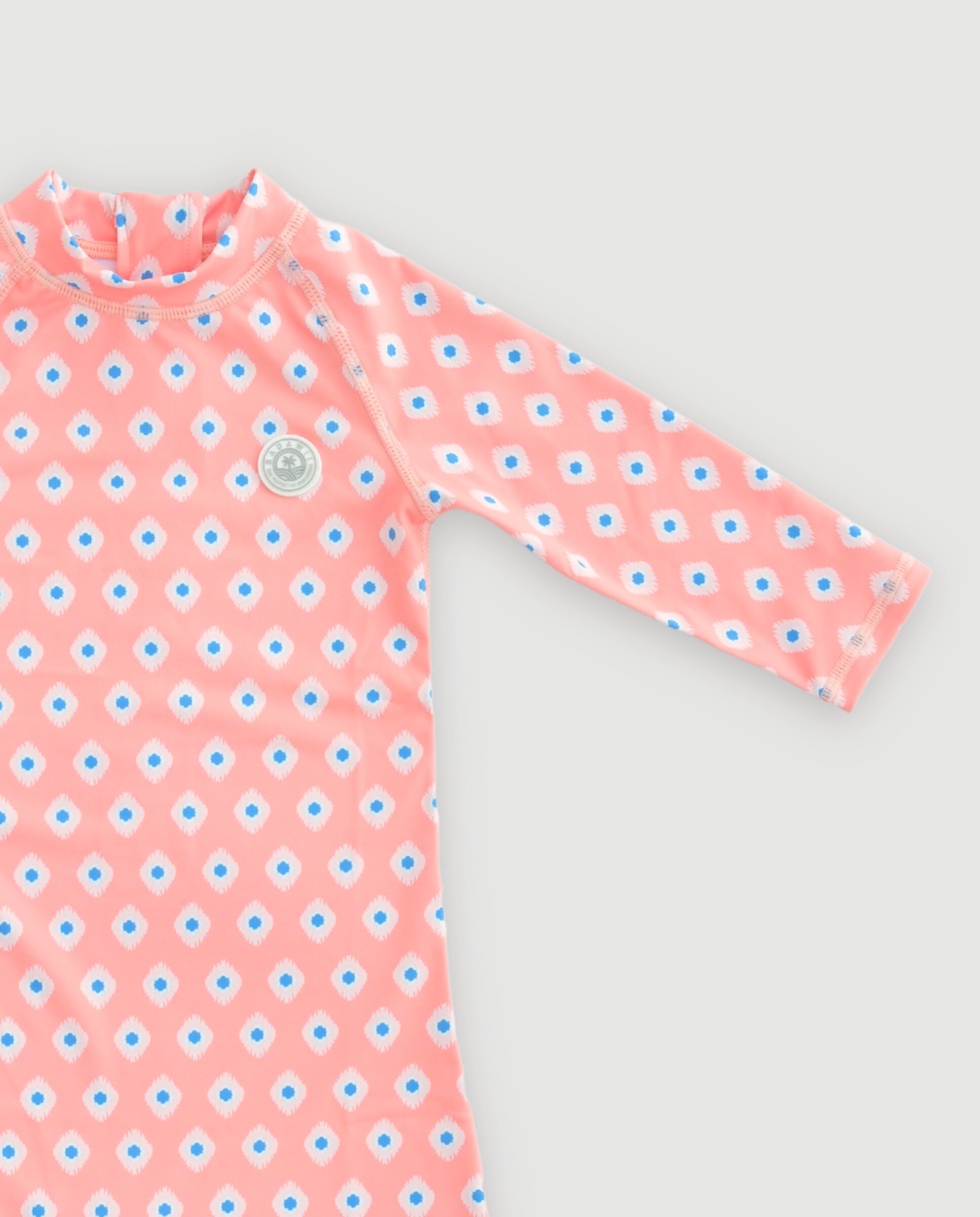 Imagen 5 de Bañador bebé protección solar estampado geometrico - Badawii - Rosa Rosa