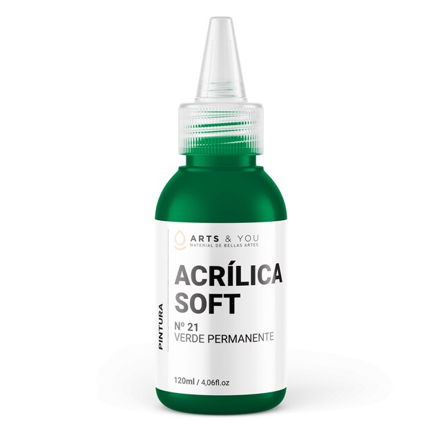 Imagen 0 de Pintura Acrílica Soft Studio Arts & You 120 ml - 21 Verde Permanente