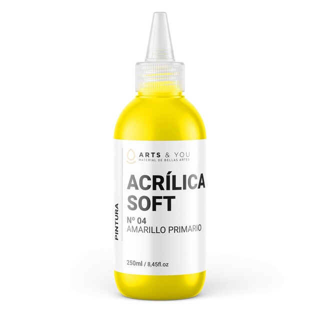 Imagen 0 de Pintura Acrílica Soft Studio Arts & You 250 ml - 4 Amarillo Primario