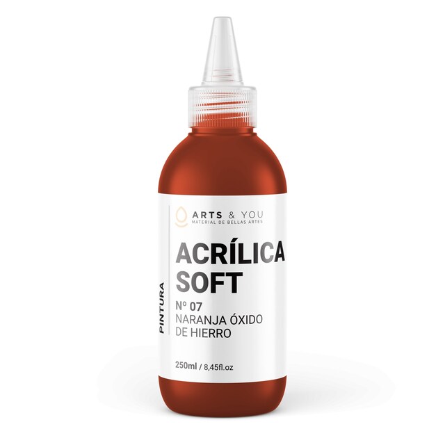 Imagen 0 de Pintura Acrílica Soft Studio Arts & You 250 ml - 7 Naranja Óxido De Hierro