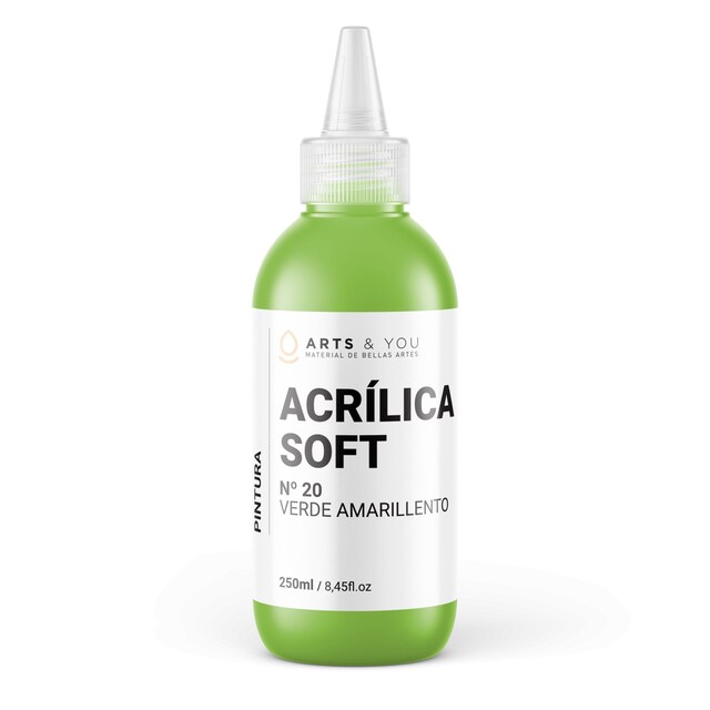 Imagen 0 de Pintura Acrílica Soft Studio Arts & You 250 ml - 20 Verde Amarillento