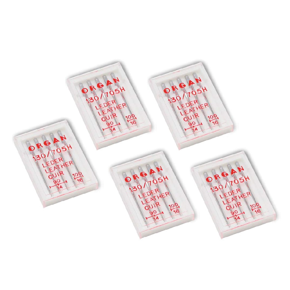 Alfa - Agujas para máquinas de coser Alfa 25 unidades especial cuero.