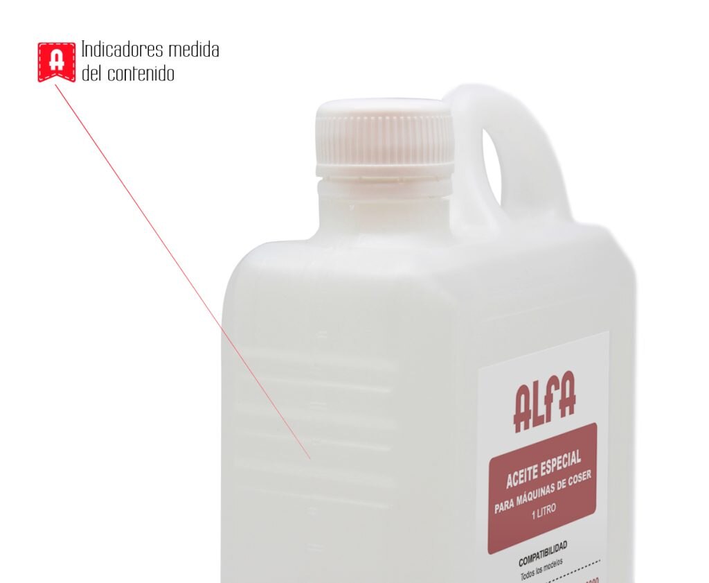 Aceite especial para máquinas de coser Alfa - Blanco Blanco-3